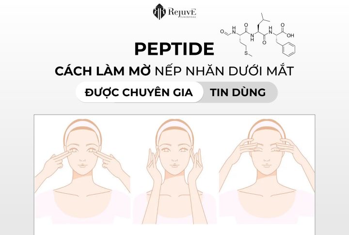 PEPTIDE CÁCH LÀM MỜ NẾP NHĂN DƯỚI MẮT ĐƯỢC CHUYÊN GIA TIN DÙNG